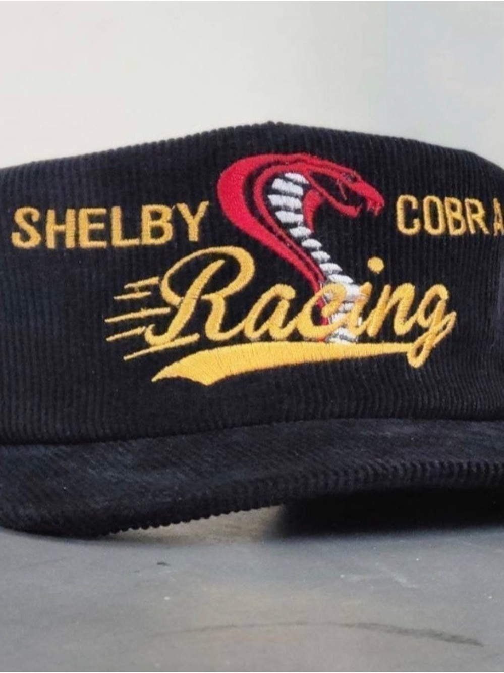 New Embroidered Fors Cobra Shelby Corduroy Cap